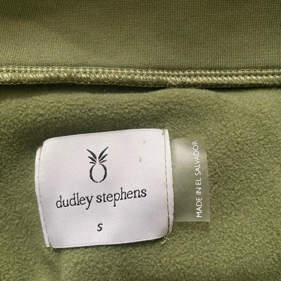 Dudley Stephens Womens Army Green Long Sleeves Doverton Jersey Fleece Dress Sz S - Picture 9 of 10